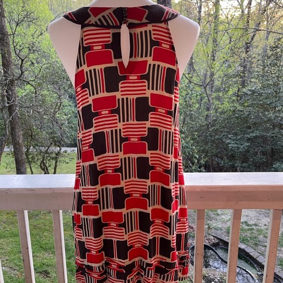 Forever 21 Geo Print Beaded Tunic L jr. FREE SHIP - Picture 5 of 7